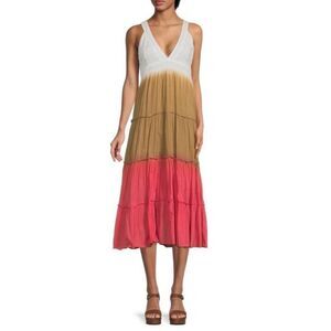 Area Stars Sedona Summer A Line MIDI Dress Sz M